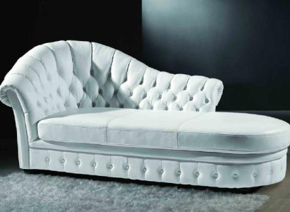 Chesterfield Chaiselounge Liege Chaise Wohnzimmer Couch Sofa Lounge